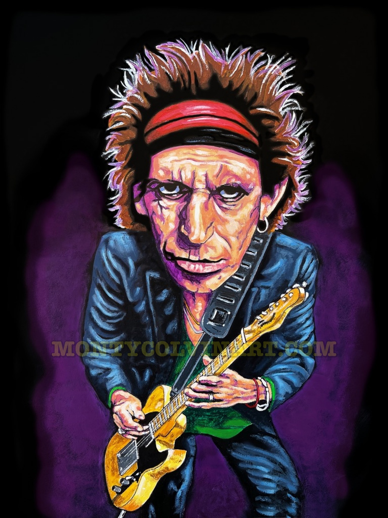 Keith Richards – montycolvinart